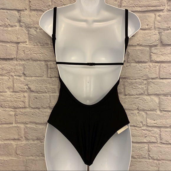 NWT Agua Doce Black One Piece Swimsuit - Picture 7 of 15